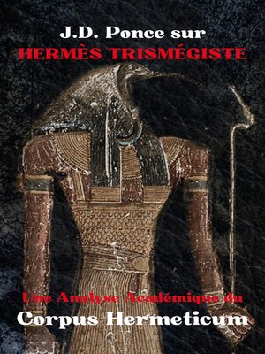 cover image of J.D. Ponce sur Hermès Trismégiste